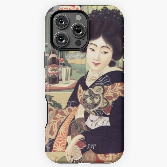 JAPAN KIRIN BEER Brand Vintage Ad Phone Case for iPhone 16 15 14 13 12 11 Pro Max