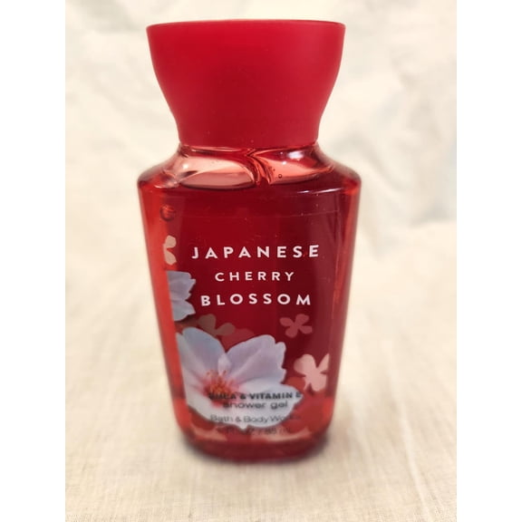 JAPANESE CHERRY BLOSSOM TRAVEL SHOWER GEL Bath & Body Works Mini Size New
