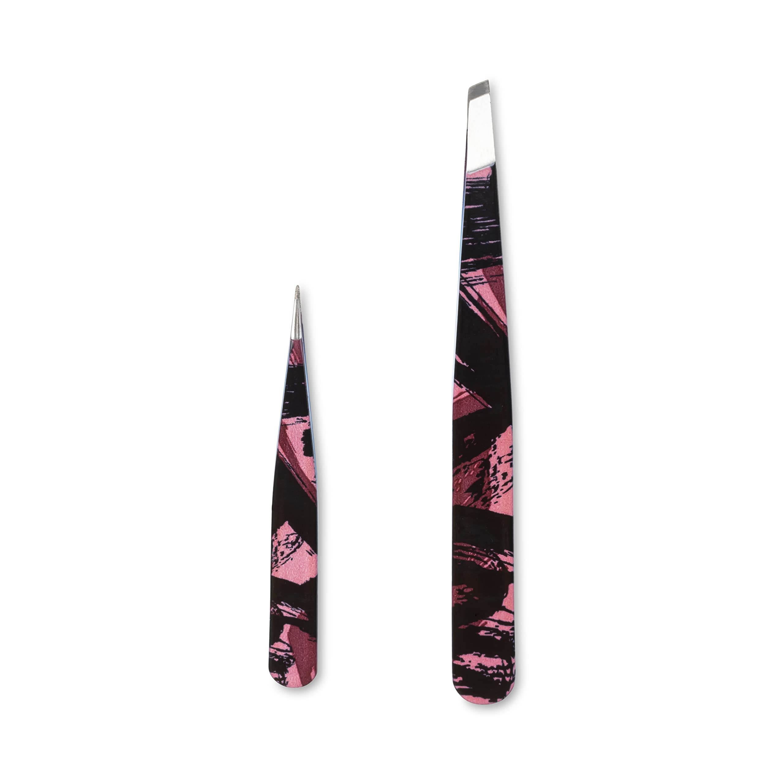 JAPONESQUE Limited Edition 2Piece Slant & Point Tweezer Set, Made with