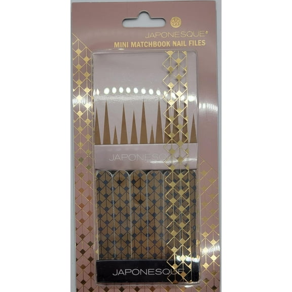 JAPONESQUE Mini Matchbook Nail Files - 2 Books Each Pack