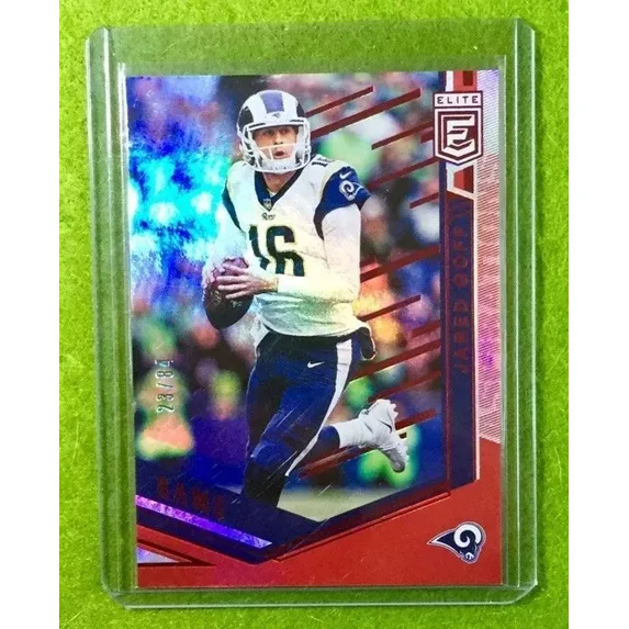 JARED GOFF JERSEY #16 RAMS SP PRIZM REFRACTOR 2018 Elite Aspirations # /84 SSP