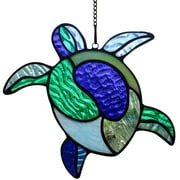 JARENGO Sea Turtle Stained Acrylic Window Hanging for Garden, Bathroom, Backyard, Housewarming Party Decorations Gift for Friends