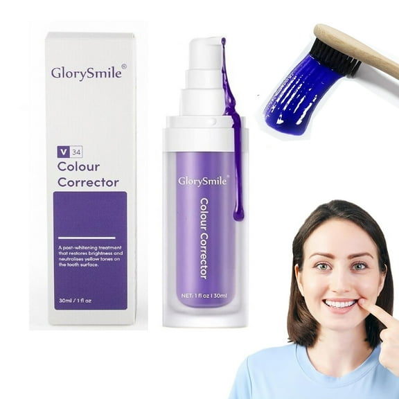 JARENGO V34 Colour Corrector, Purple Teeth Whitening, Tooth Stain Removal