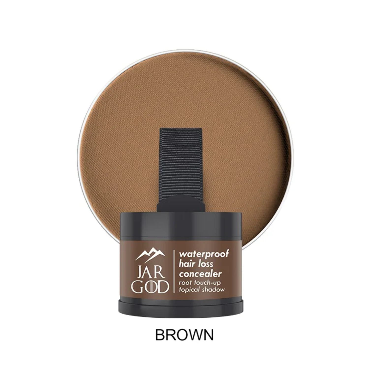 JARGOD Hair Fiber Hairline Powder Root Concealer Root Touch Up Hair Loss Concealer to Cover Up