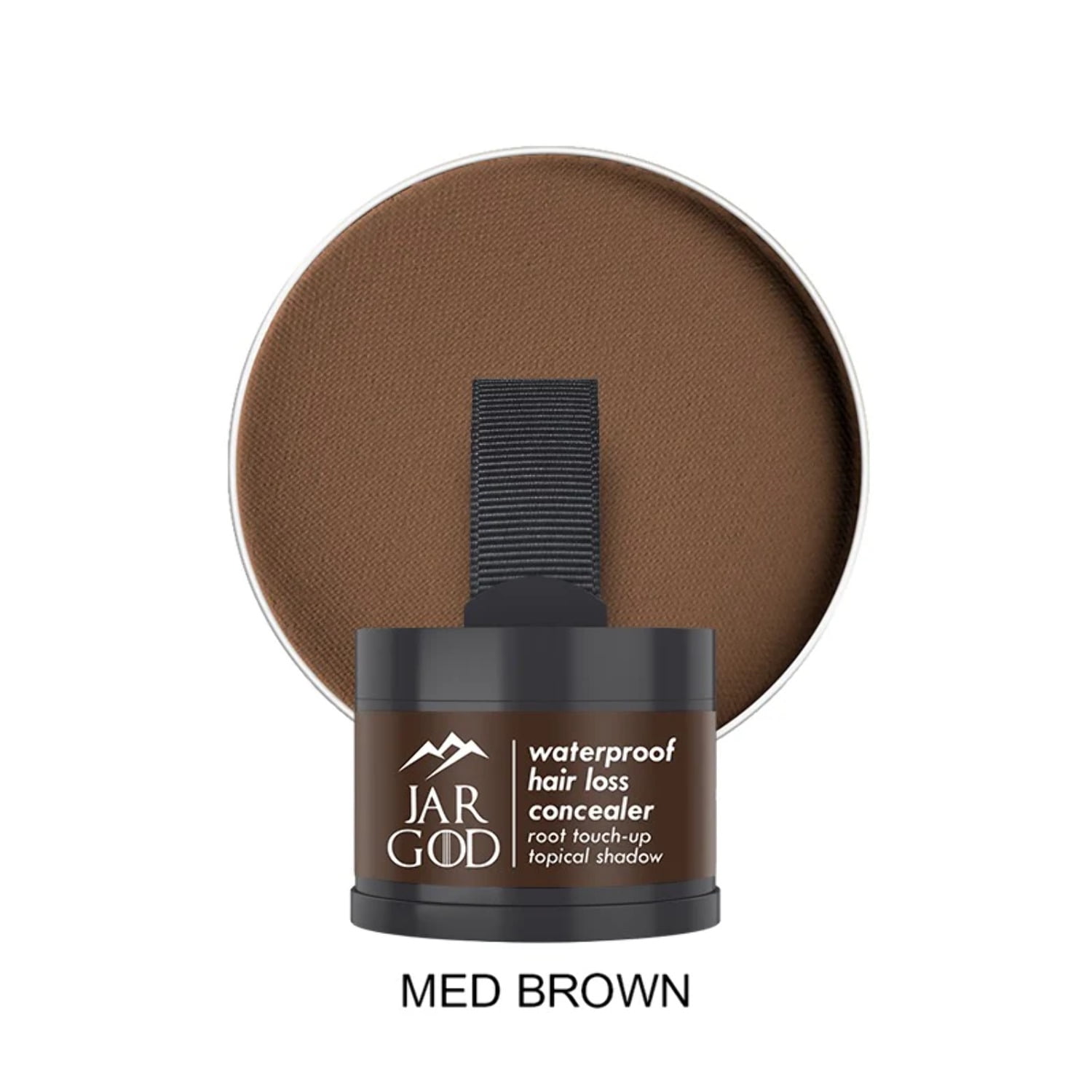 JARGOD Hair Fiber Hairline Powder Root Concealer Root Touch Up Hair Loss Concealer to Cover Up