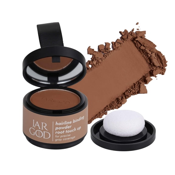 Hairline Powder Root Touch-Up Temporary Concealing Powder for Women  Men, Instant Gray Coveragey, 4g by Jargod