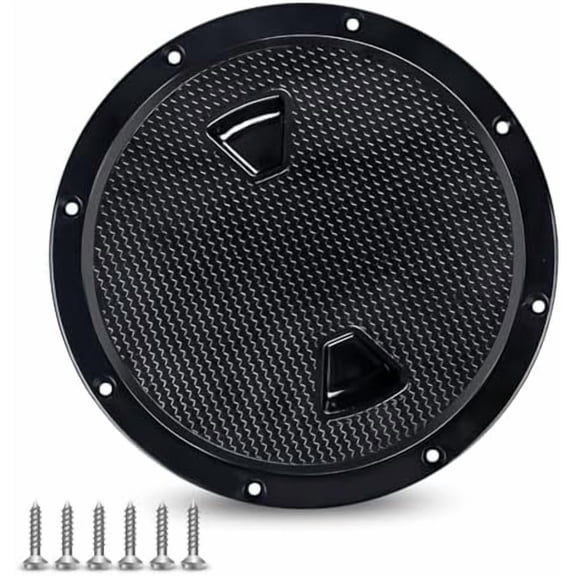 JARTC Boat Hatch, 4" 6" 8" Round Non Slip Inspection Hatch w/Detachable Cover for Marine Boat Yacht