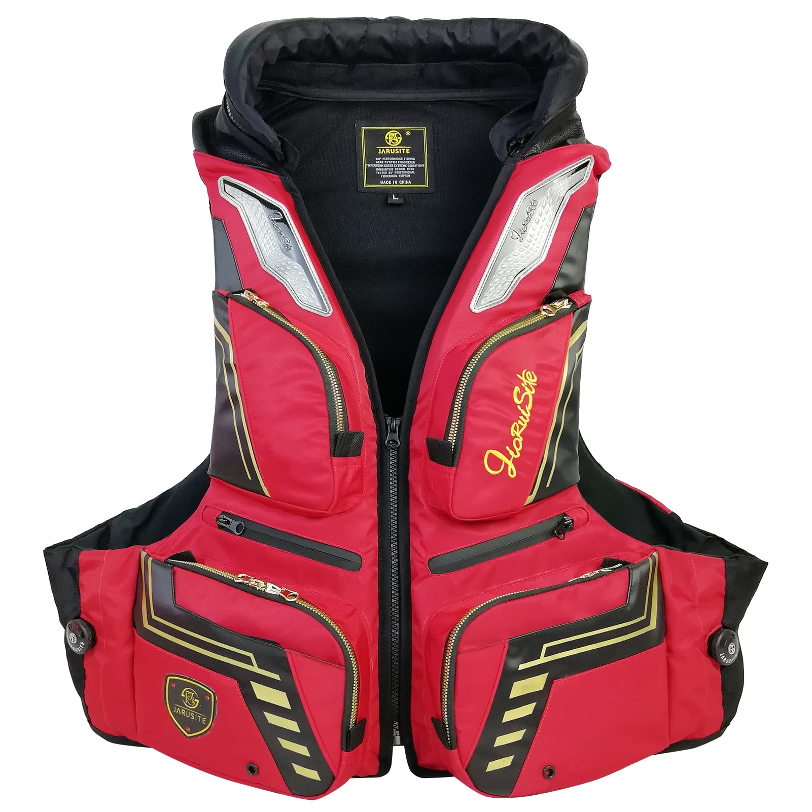 JARUSITE Life Jacket Women Men Water Sports Floatation Vest Waistcoat
