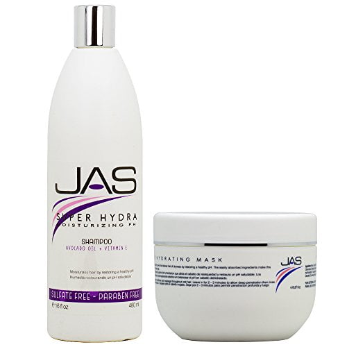 Jas Super Hydra Moisturizing Ph Shampoo + Mask 16oz - Walmart.com