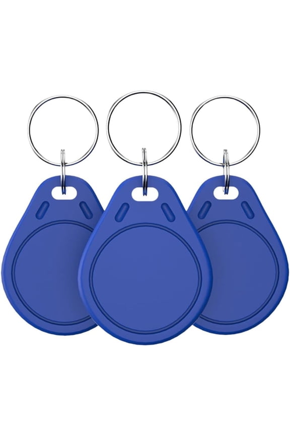 JASAG 100pcs Rewritable UID Smart Keys, Mi-Fare 1K S50 RFID Cards Token NFC Tag Copy Fobs, 13.56MHz ABS Access Control Writable Card, Comply ISO 14443A, Block 0 Sector