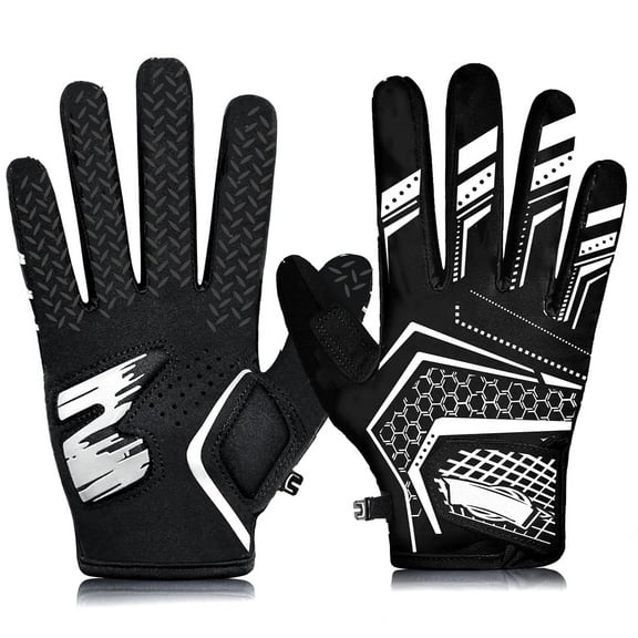 CureCalor Adult Baseball Batting Gloves, XL Size, 1 Pair, Black