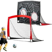 CureCalor Soccer Goal Net Set, 2 in 1 Soccer Ball Goals Nets for Kids, 4X3 feet, Set of 2