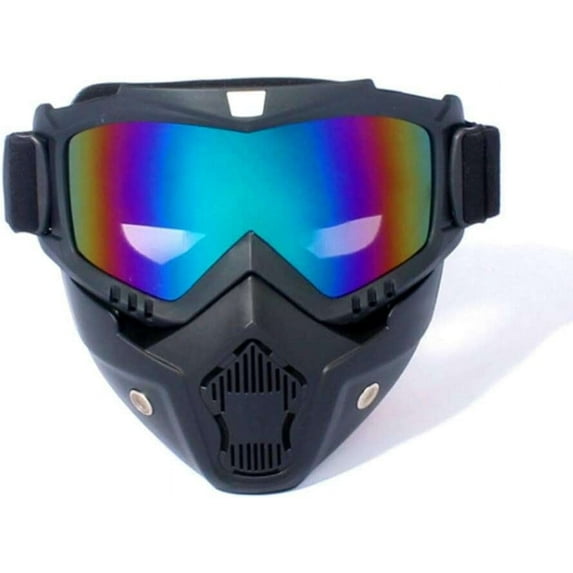 JASGARDE Motorcycle Goggles, Dirt Bike ATV Motocross Goggle Mask, Combat Tactical Military Goggles, Paintball CS Mask Goggle
