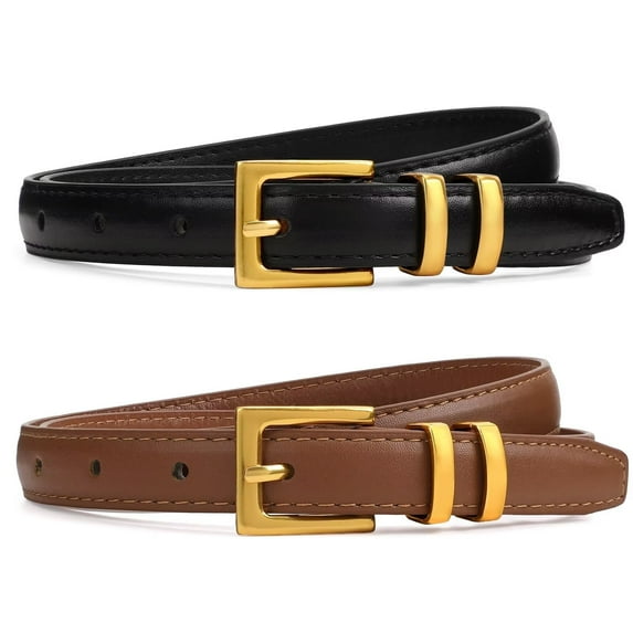 JASGOOD Belts for Women Leather Belt Ladies Belts for Jeans Dress Pants