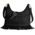 thumbnail image 1 of JASGOOD Fringe Purse Western Cowgirl Boho Bags for Women Tassel Crossbody Bag Vintage Suede Leather Handbag, 1 of 7