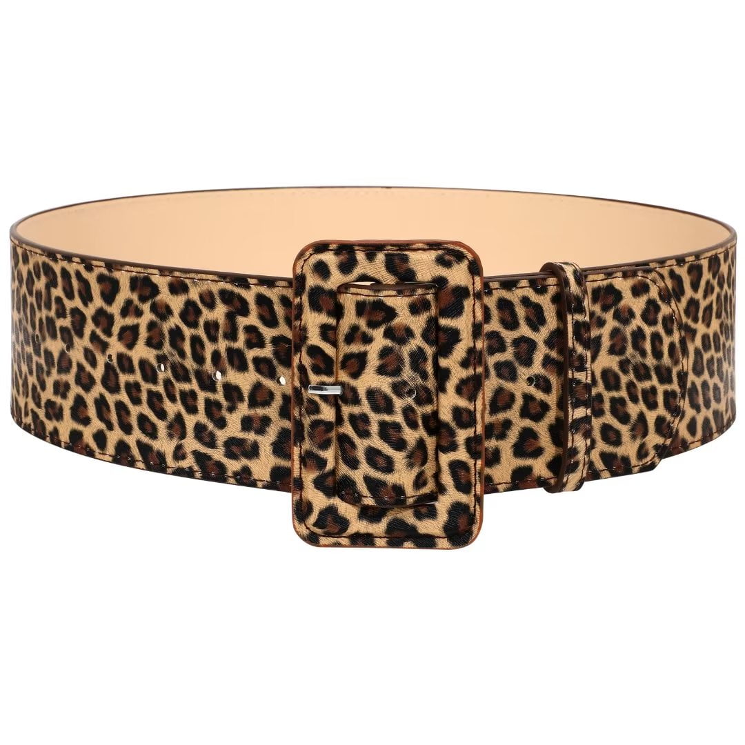 JASGOOD Plus Size Women Wide Belts Fashion Patent Leather Waist Belt