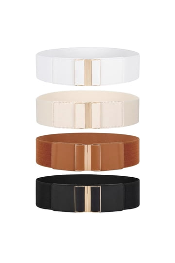 Women s Stretchy Belts Elastic Waist Accessories