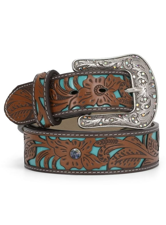 Western Belts for Women Cowgirl Cowboy Country Belt for Jeans Pants Dresses