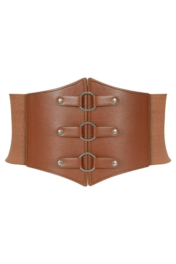 2Pcs Stretch Belt Women Invisible Adjustable Elastic Belt Fashion Crop Tuck Bands