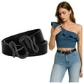 thumbnail image 1 of JASGOOD Women Fashion Belt Leather Belts with Snake Buckle Ladies belt for Jeans Pants, 1 of 9