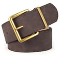 thumbnail image 1 of JASGOOD Women Wide Belt Fashion Suede Belt Ladies Thick Belts with Gold Buckle Coffee, 1 of 8