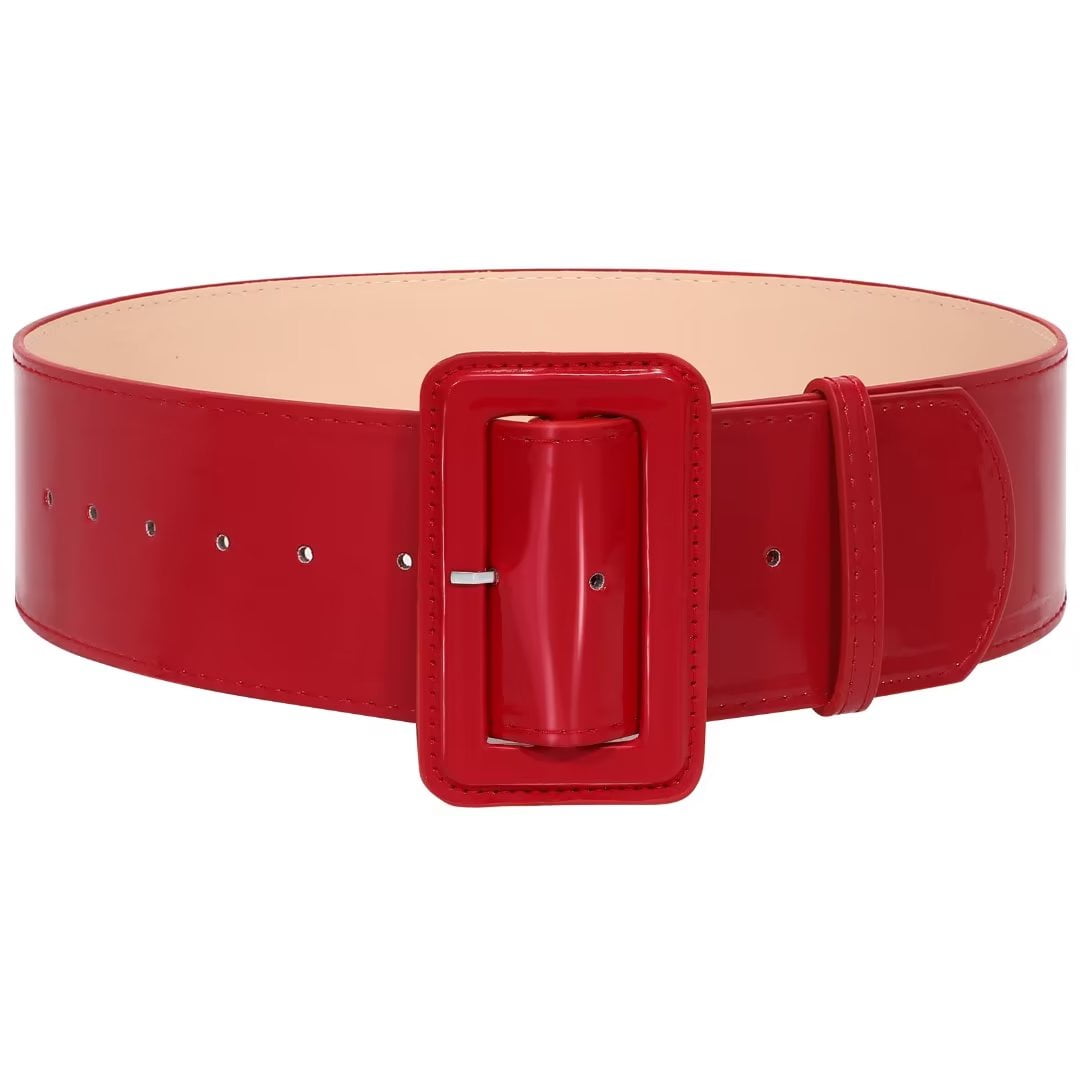 JASGOOD Women Wide Belt Waist Cinch Belts Stretchy Vintage Ladies Dress