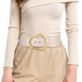 thumbnail image 1 of JASGOOD Women Wide Elastic Belts Fashion Stretchy Waist Belt with Big Gold Buckle for Dresses, 1 of 9
