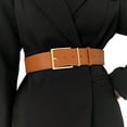 thumbnail image 1 of JASGOOD Women Wide Leather Belts Fashion Waistband for Dresses Pants, 1 of 10