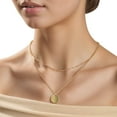 thumbnail image 1 of JASGOOD Women's Goldtone Necklace Set 18" Adjustable Layering Chain Necklace, 2 Pieces, 1 of 4