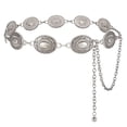 thumbnail image 1 of JASGOOD Women's Western Metal Concho Belt Adjustable Cowgirl Chain Belt for Dresses Jeans, 1 of 11