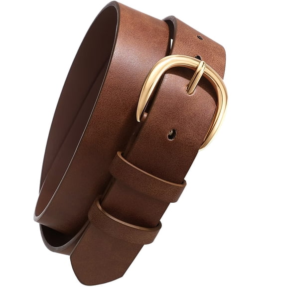 JASGOOD Womens Casual Leather Belts Fashion Ladies Waist Belt for Jeans Pants