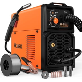 JASIC MIG100 Welder Synergic Flux Core/Gas MIG Welding Machine 110V Portable