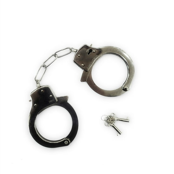 JASINCESS Toy Metal Handcuffs for kids Police Costume Prop Accessories