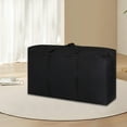 thumbnail image 1 of JASKFLY Moving Bag - Thick Cloth Duffel Storage with Strong Load-bearing for Moving Packing and Long-term Storage, 5.7 x 2.3 x 1.7 in, (Black), 1 of 9