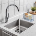 thumbnail image 1 of JASKFLY Sponge Holder - Compact Organizer Stand Plastic Storage Tool with Drainage for Kitchen Sink Bathroom Counter Restaurant Prep Area (Blue), 1 of 9