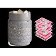 thumbnail image 1 of JASMINE  Illumination Fragrance Warmer Gift Set with 3 Courtneys Wax Melts - STRAWBERRY-VANILLA, 1 of 1