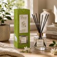 thumbnail image 1 of Reed Diffuser Set with Sticks, 3.7 fl oz, Jasmine Scented Home Fragrance, 1 of 5