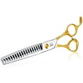 JASON 7.5" 18Teeth Chunkers Shears for Dogs Cats Grooming Texturizing Blending Thinning Scissor