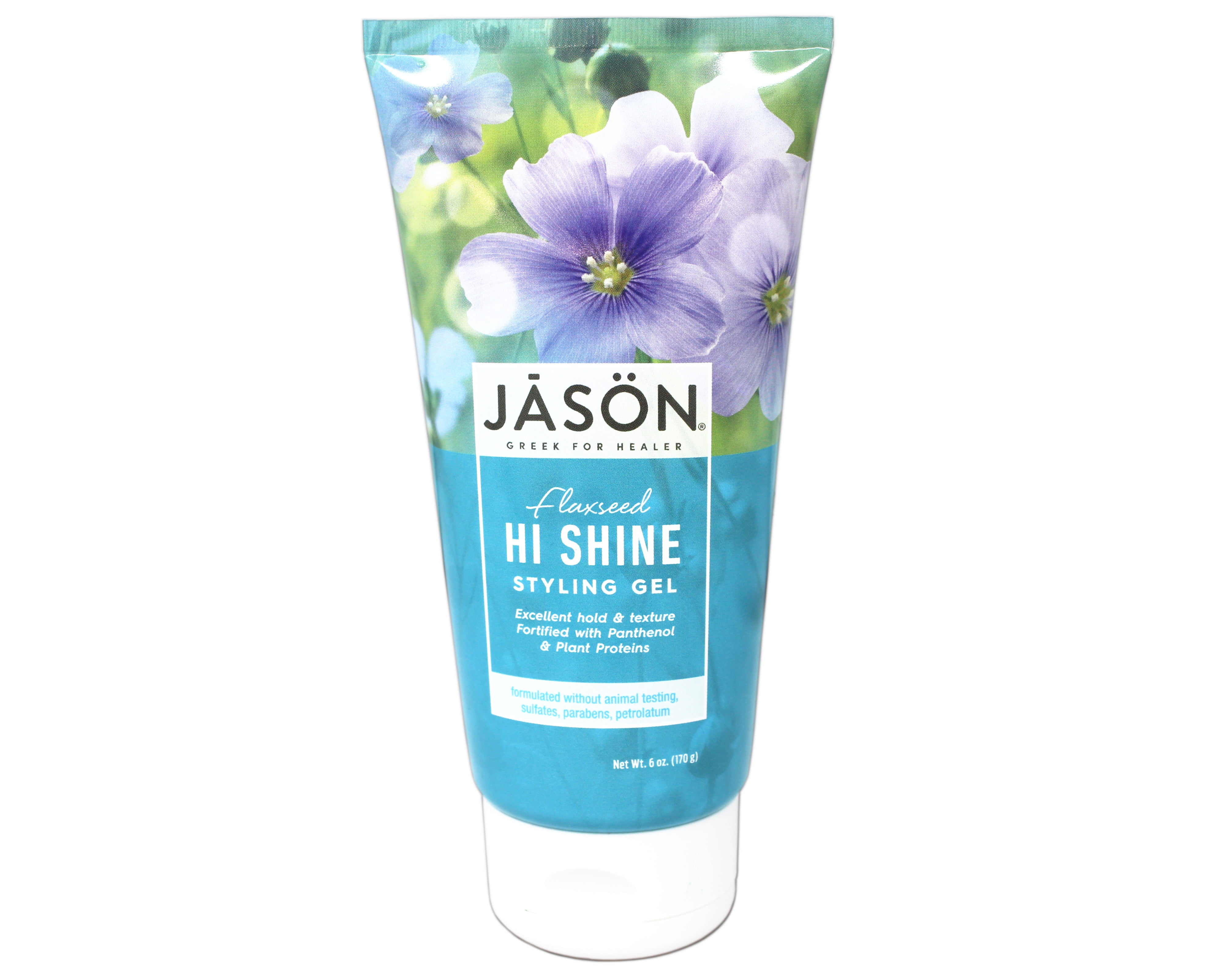 JASON Flaxseed Hi-Shine Styling Gel, 6 Ounce Tube