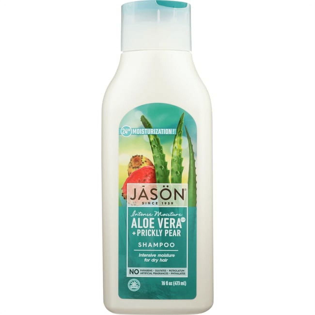 JASON Pure Natural Aloe Vera 84% Intense Moisture Shampoo for Dry Hair ...