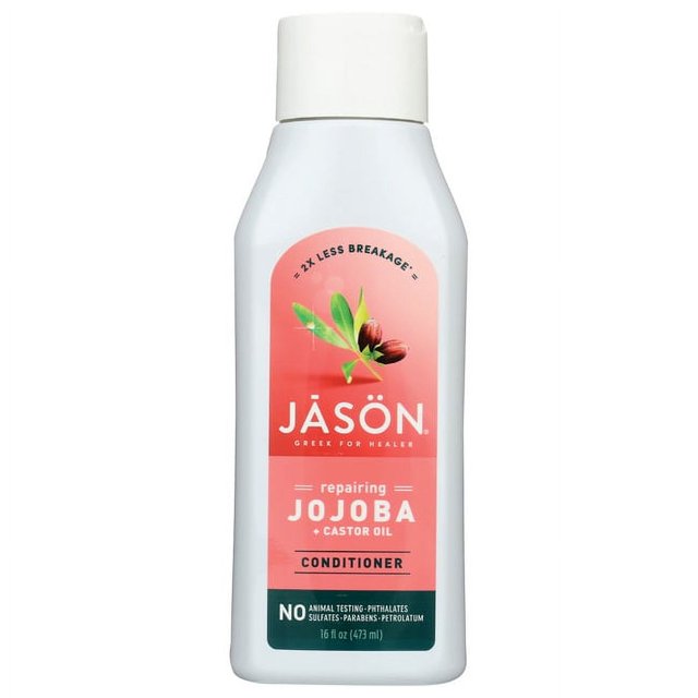 JASON Long and Strong Jojoba Conditioner, 16 Ounce Bottle