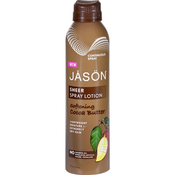 JASON Softening Cocoa Butter Sheer Spray Lotion, 6 fl. oz.