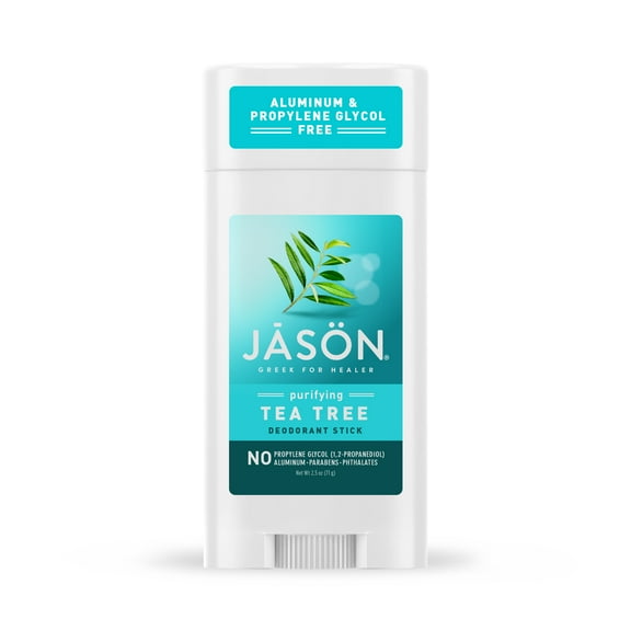 JASON Tea Tree Deodorant Stick, 2.5 oz, Pack of 3