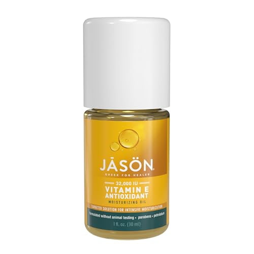 JASON Vitamin E 32,000 IU Moisturizing Oil , For Targeted Solutions, 1
