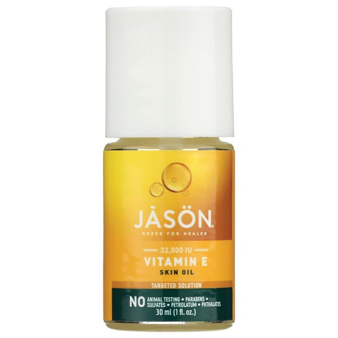 JASON Vitamin E 32,000 IU Targeted Solution Body Nourishment Oil, 1 fl. oz.