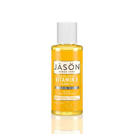 JASON Vitamin E IU Skin Oil, Maximum Strength, 2 Ounce Bottle 2 Ounce (Pack of 2)
