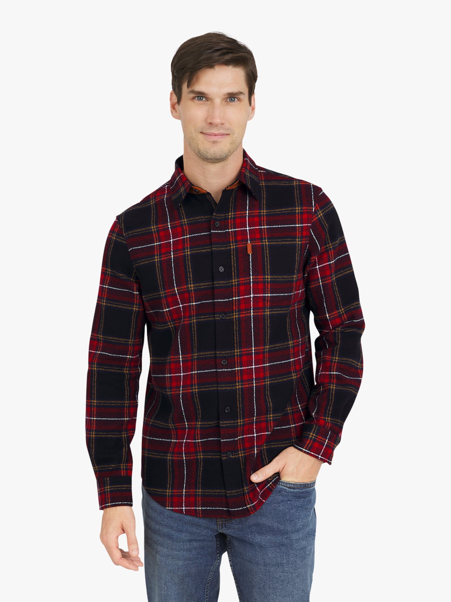 Chaps Men's & Big Men's Japse Flannel Shirt, Sizes S-3XL