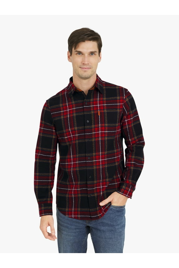 Men's & Big Men's Japse Flannel Shirt, Sizes S-3XL