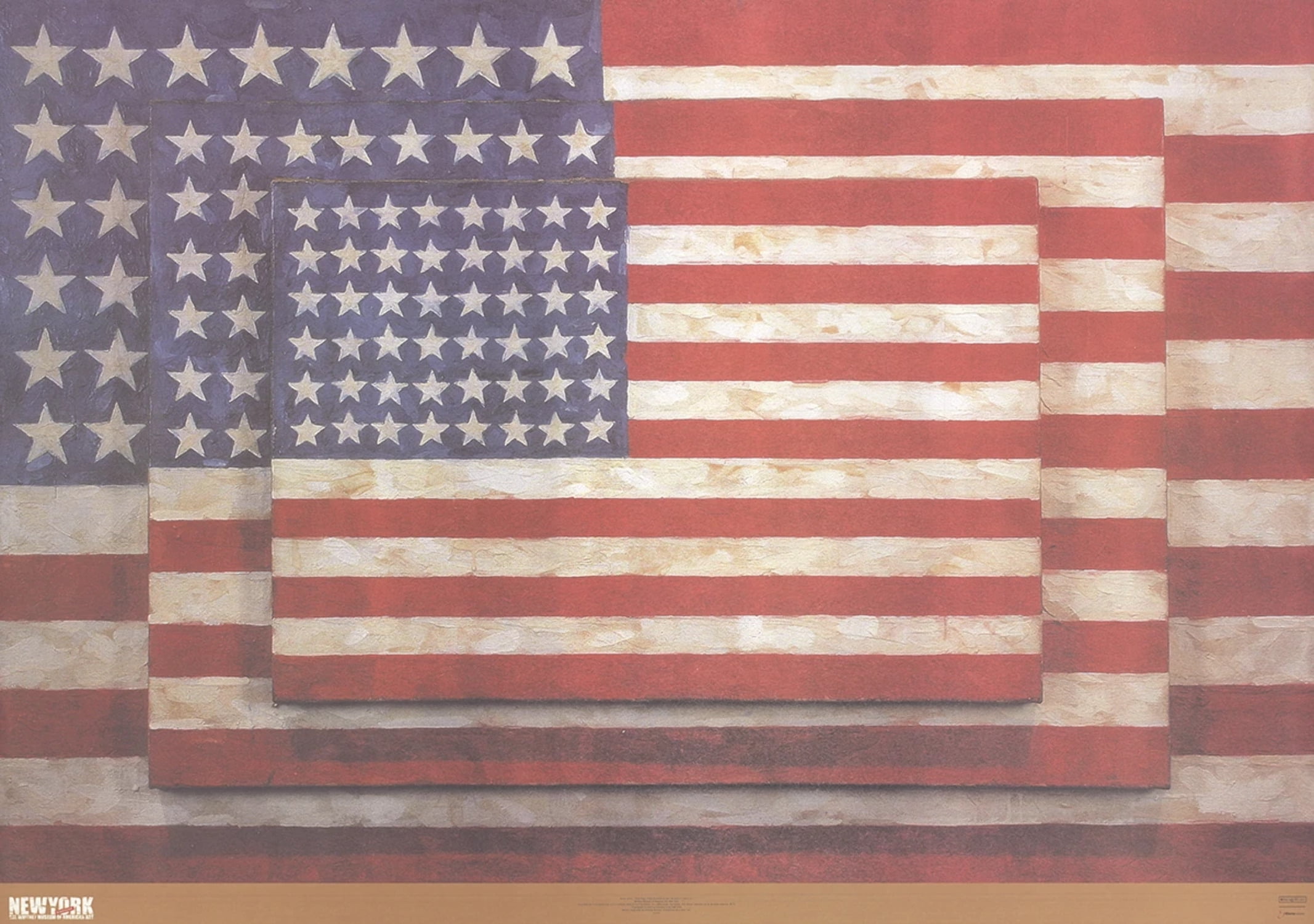 JASPER JOHNS Three Flags, 2004