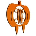 thumbnail image 1 of JASS GRAPHIX Initial W Monogrammed Aluminum Pumpkin Sign for Lawn décor, 1 of 6